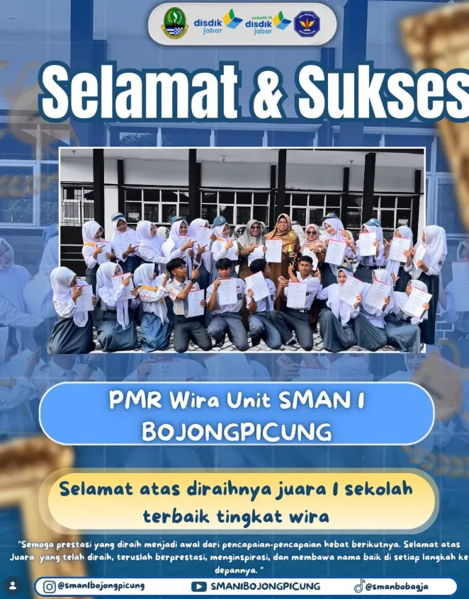 🏆 JUARA 1 SEKOLAH TERBAIK TINGKAT WIRA 🏆